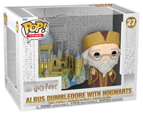 Figurine Funko Pop! Town N°27 - Harry Potter - Dumbledore Et Poudlard